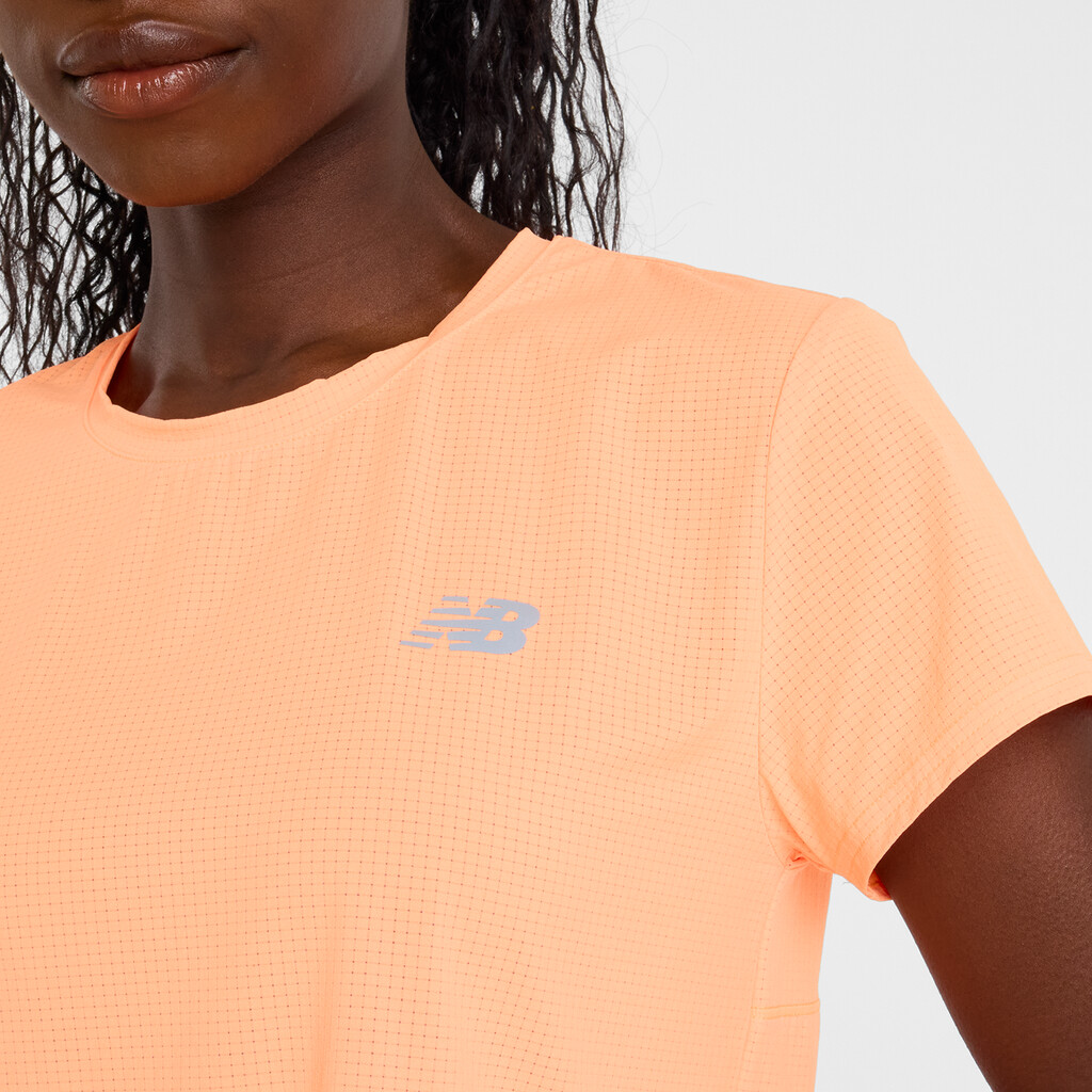 New Balance - W Race Day Ultra Light T-Shirt - hot mango