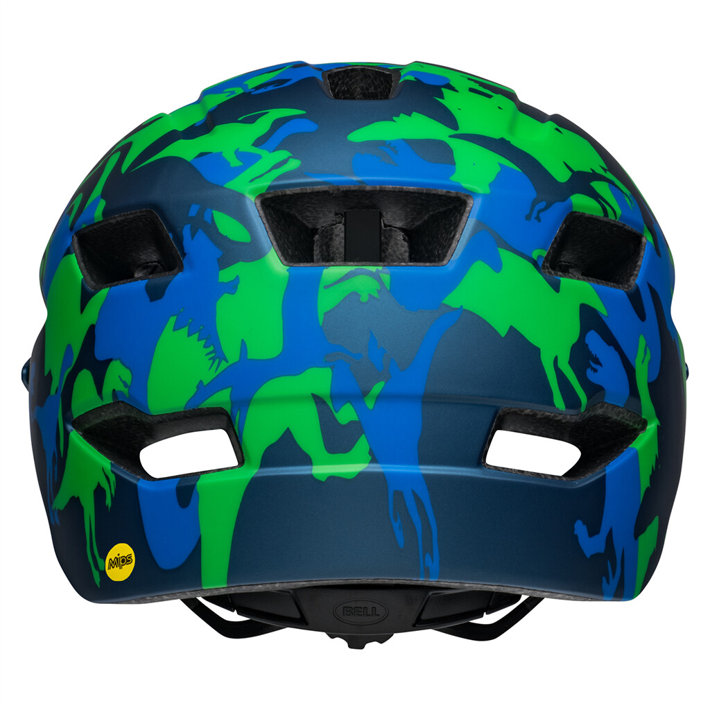 Bell - Sidetrack Youth MIPS Helmet - matte blue camosaurus