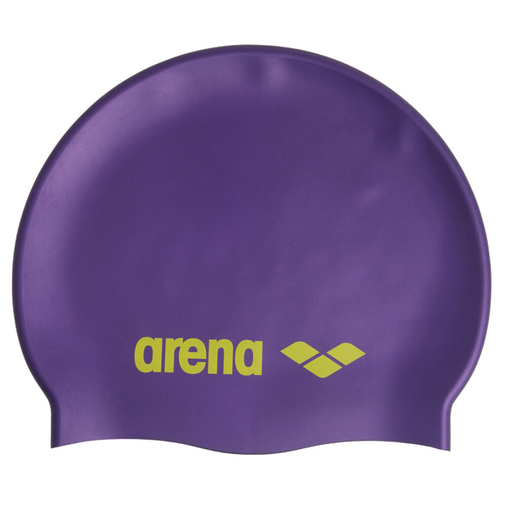 Arena - Classic Silicone Cap - violet/soft green