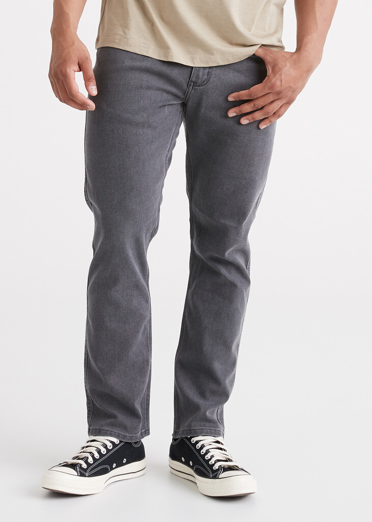 DU/ER - Performance Denim Relaxed Taper - Aged Grey - aged grey