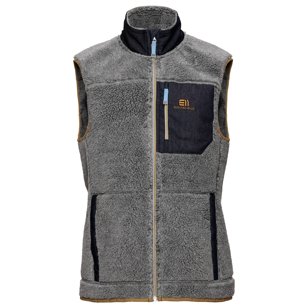 Elevenate - M Glacier Pile Vest  - rock