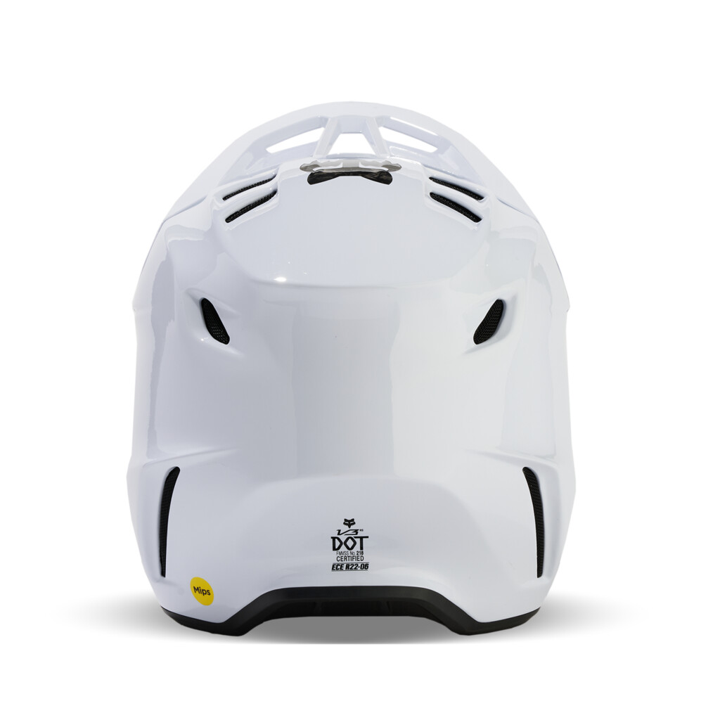 Fox Racing - V3 RS Carbon Solid Helmet - white