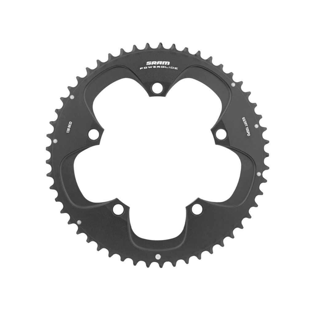 Sram - Chainring Red PowerGlide 130 BCD (53-39) 2x10SP - black