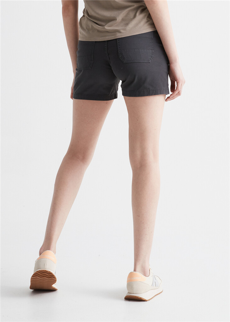 DU/ER - W Live Free Utility Short - 5 inch - charcoal