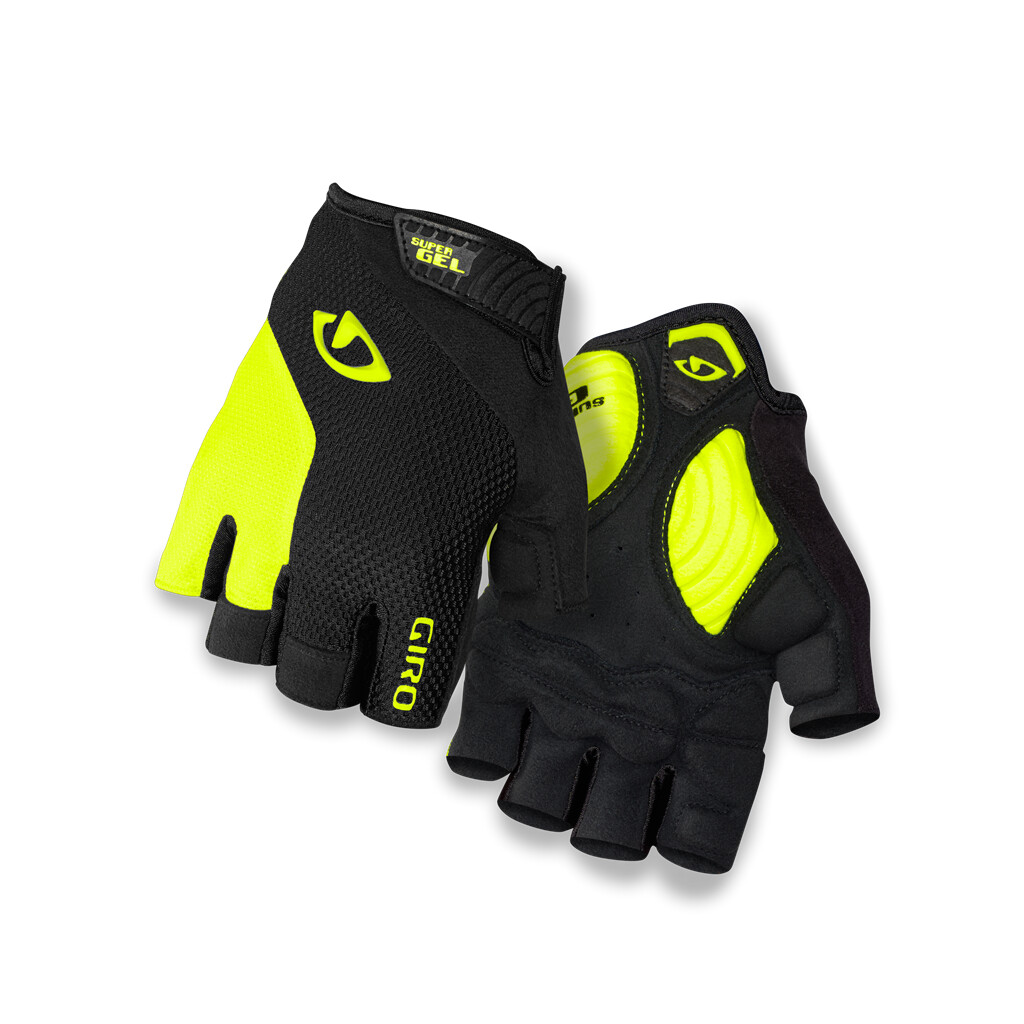 Giro Cycling - Strade Dure S Gel Glove - black/highlight yellow