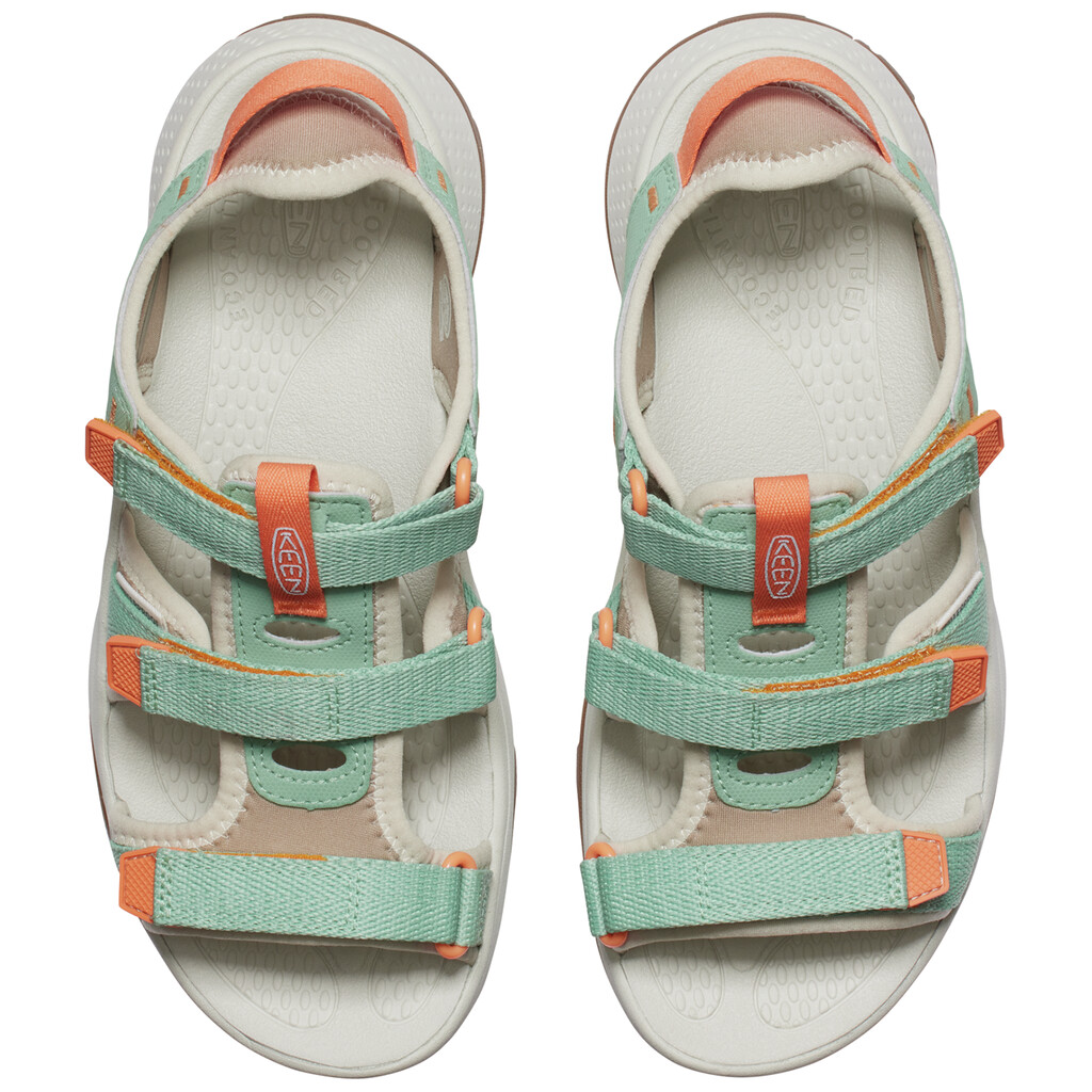 KEEN - W Astoria West Open Toe - granite green/tangerine