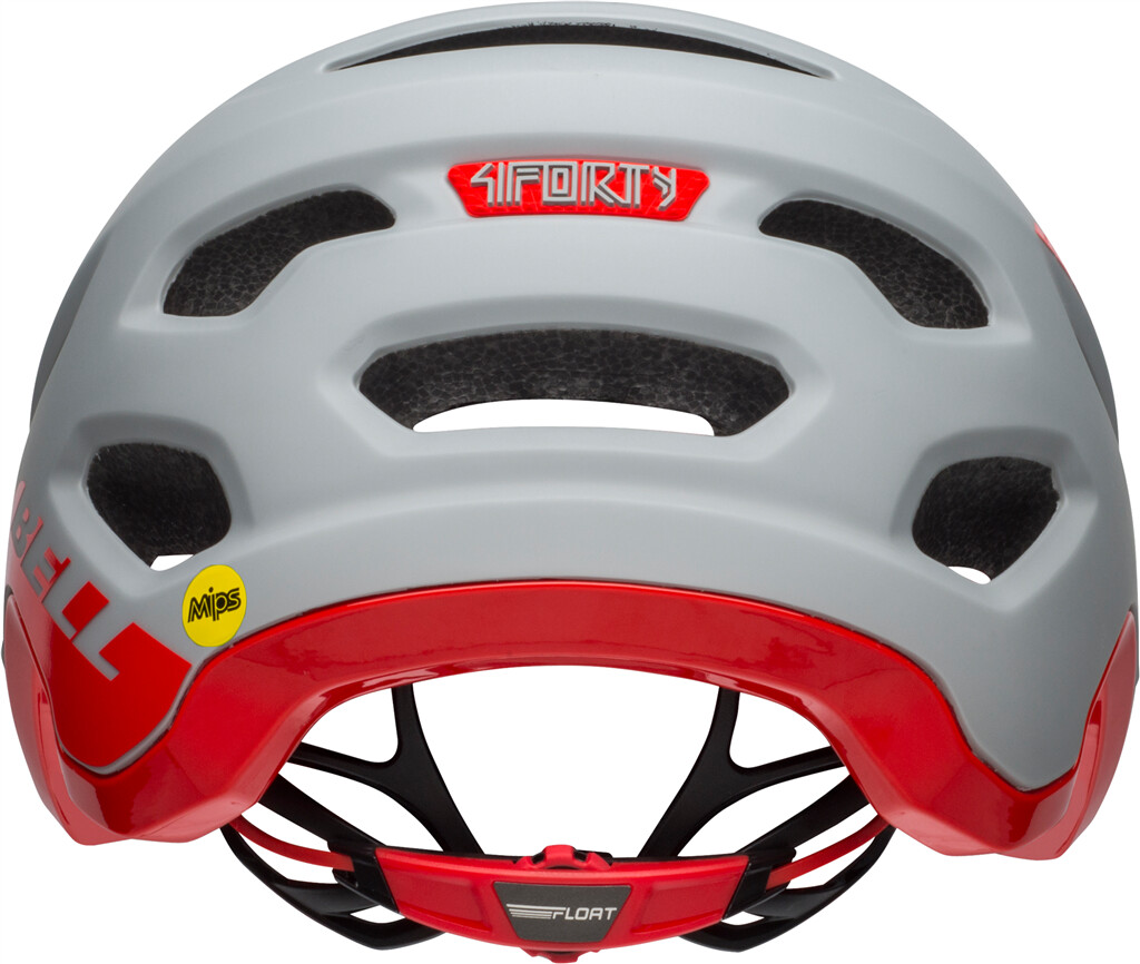 Bell - 4forty MIPS Helmet - matte/gloss gray/crimson