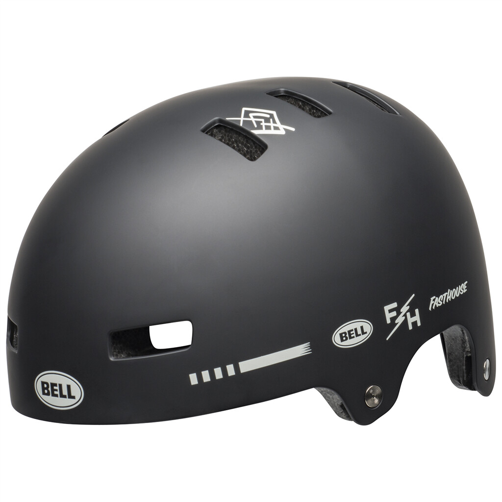 Bell - Local Helmet - matte black/white fasthouse