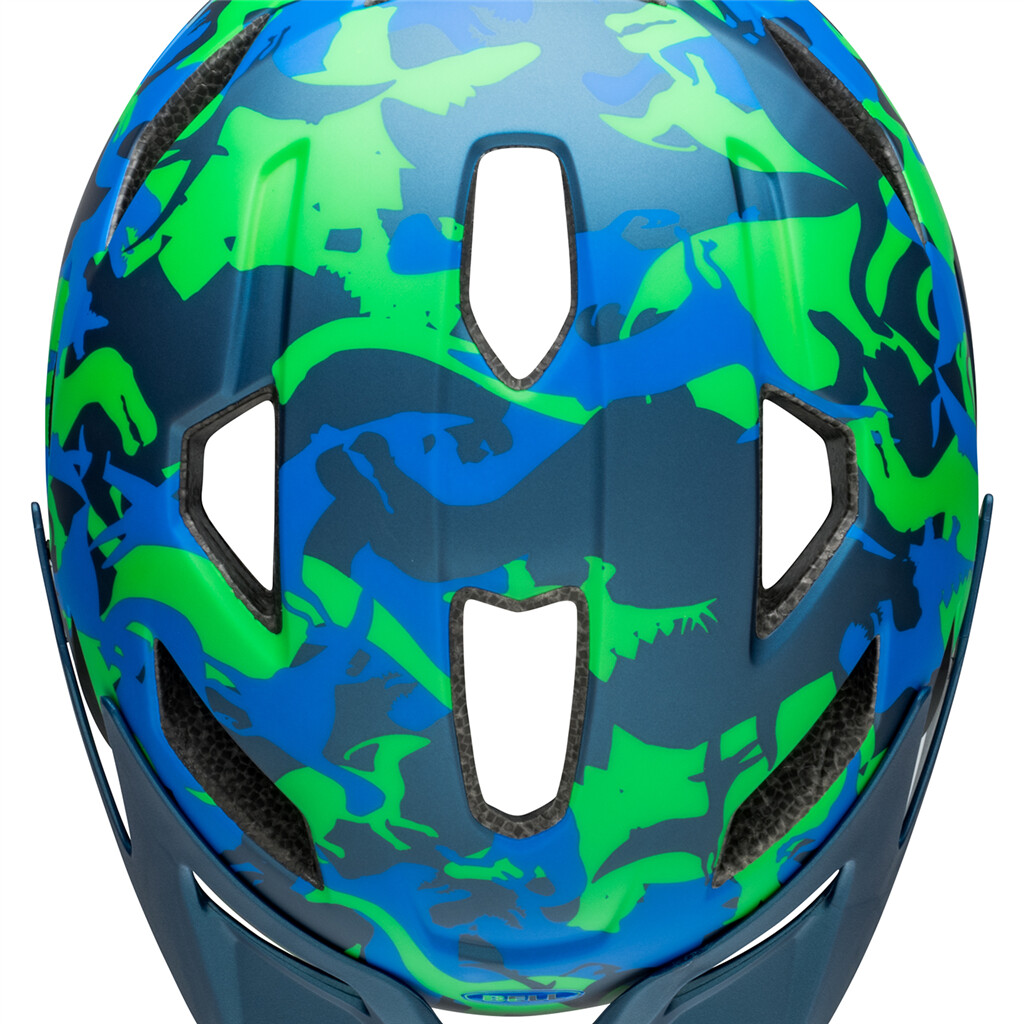 Bell - Sidetrack Child Helmet - matte blue camosaurus