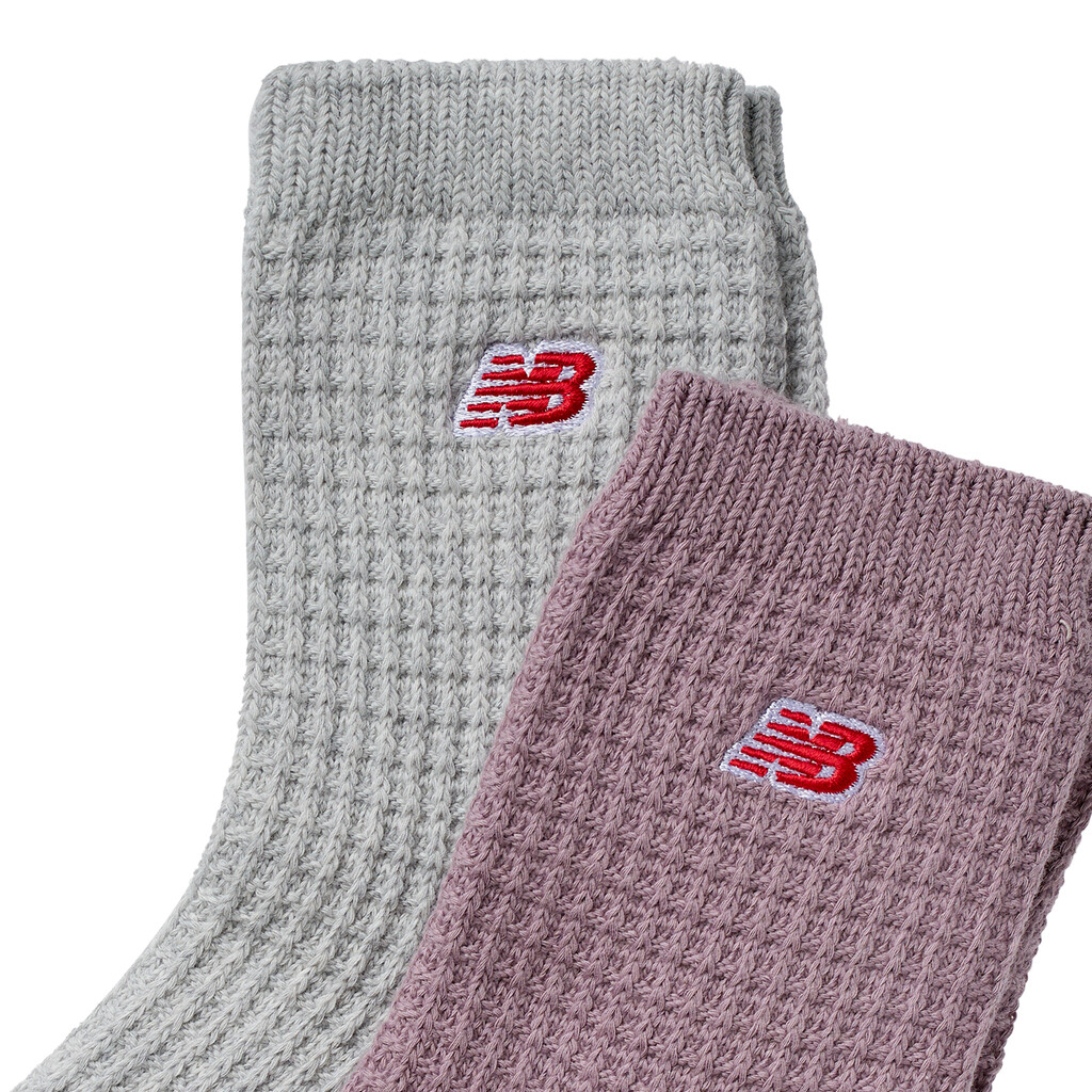 New Balance - Waffle Knit Ankle Socks 2 Pack - assorted 5 colors