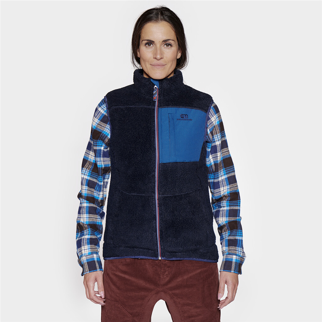 Elevenate - W Glacier Pile Vest - dark navy