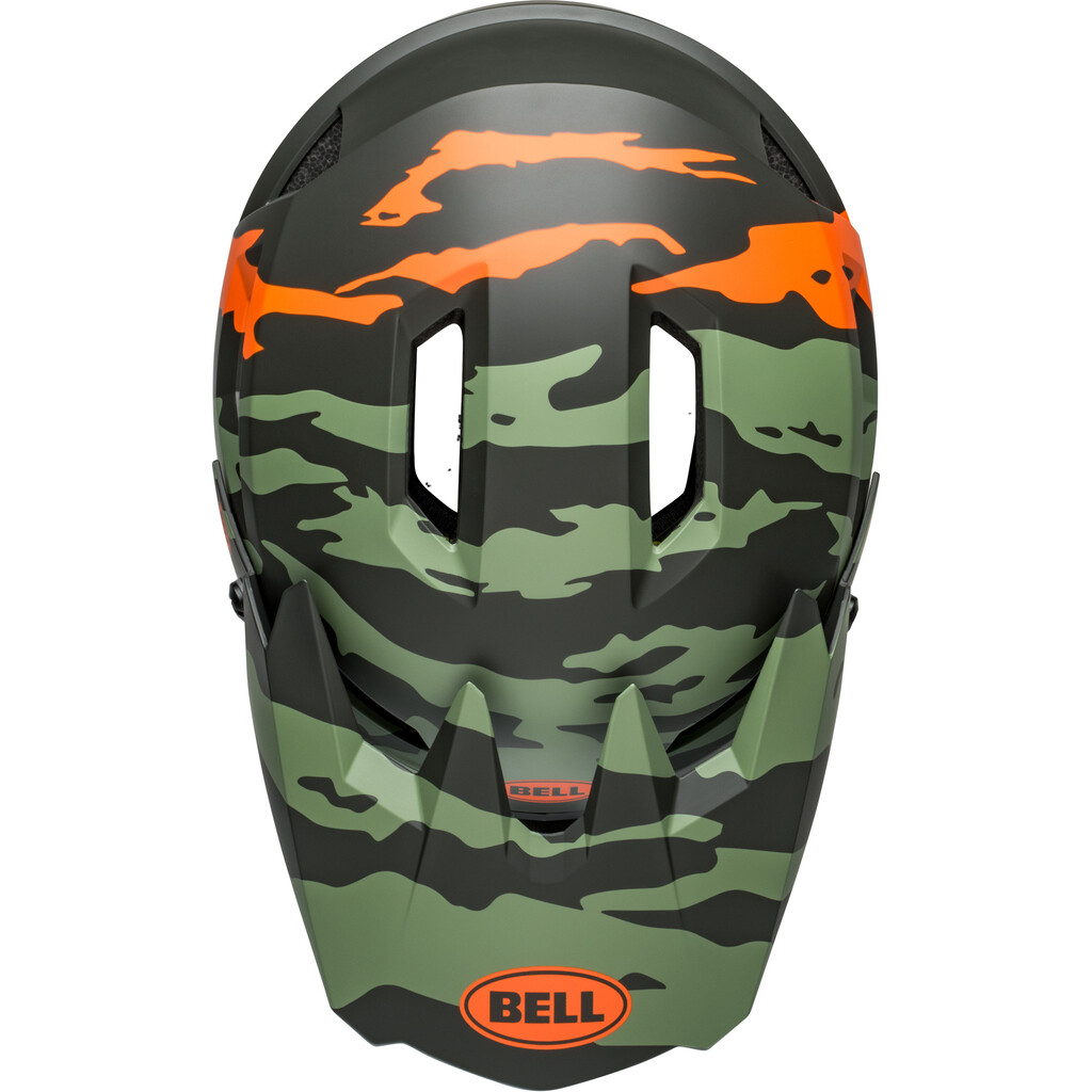 Bell - Sanction II DLX MIPS Helmet - matte dark green/orange