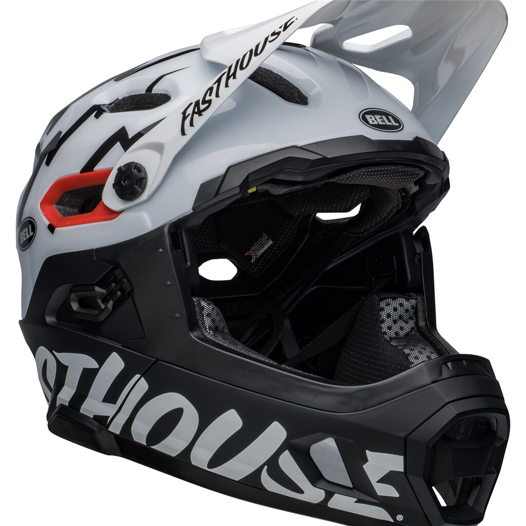 Bell - Super DH Spherical MIPS Helmet - m/g white/black fasthouse