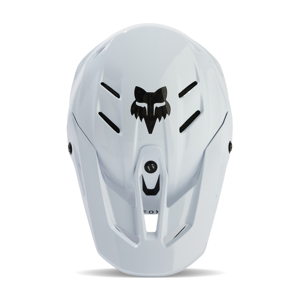 Fox Racing - V3 RS Carbon Solid Helmet - white