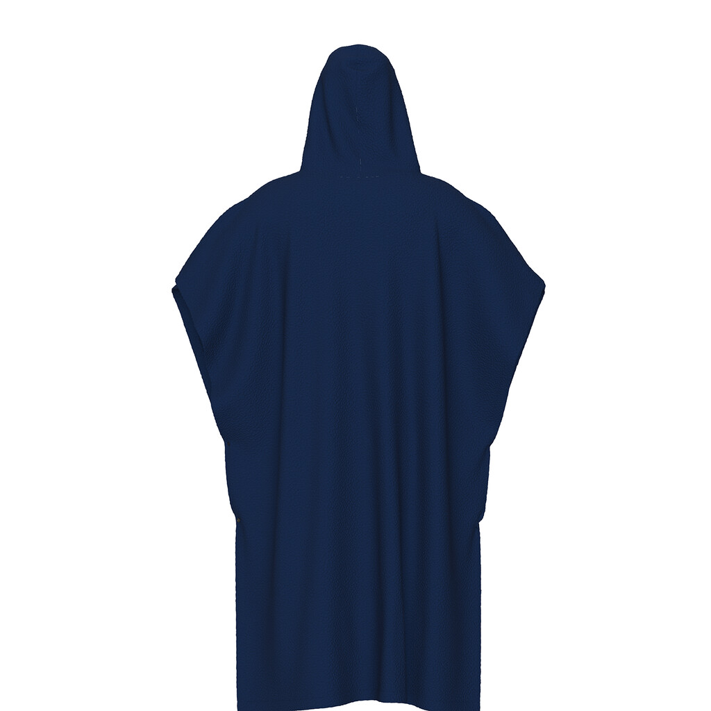 Arena - Arena Cotton Poncho - navy/white