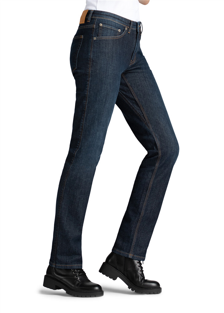 DU/ER - W Fireside Denim Slim Straight - Dark Stone - dark stone