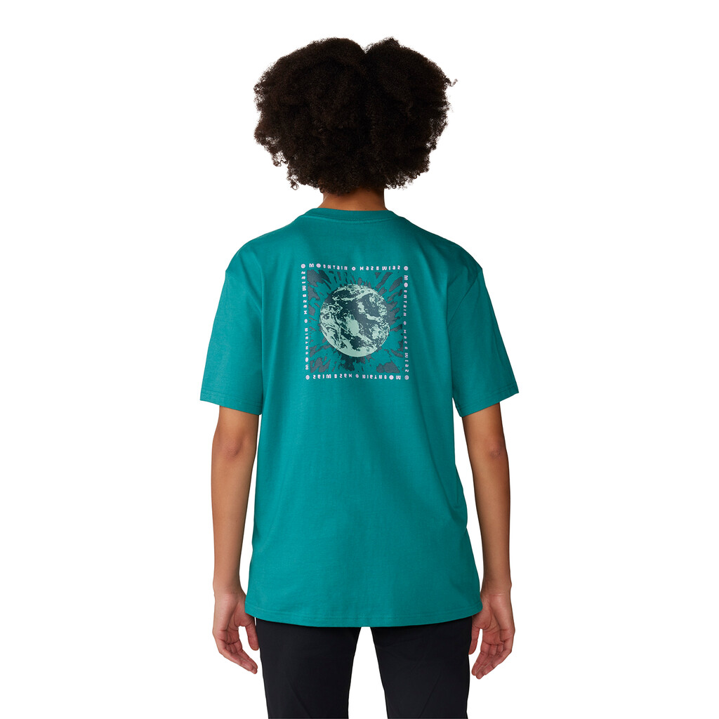 Mountain Hardwear - W Tie Dye Earth™ Boxy Short Sleeve - wintermint 340