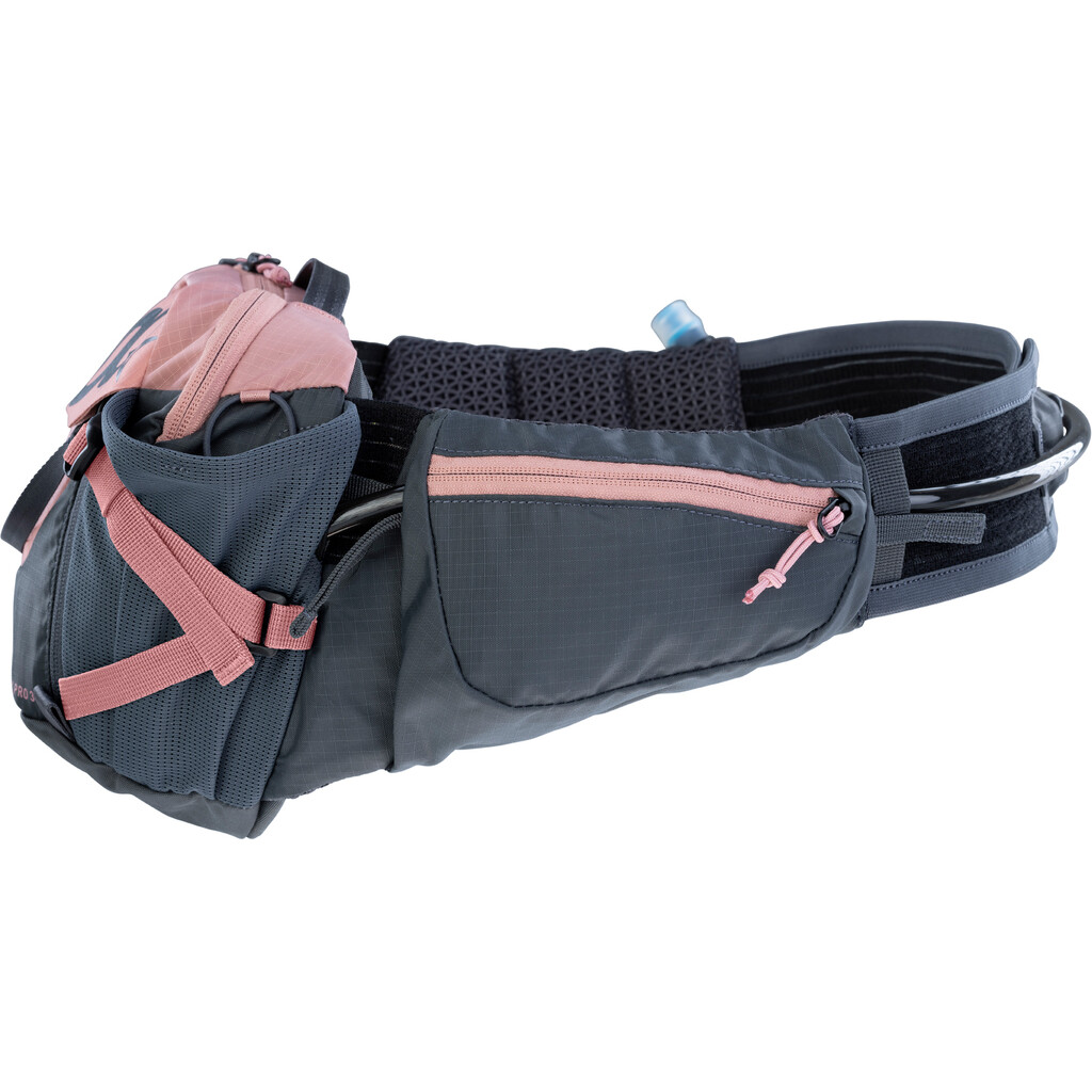 Evoc - Hip Pack Pro 3L + 1.5L Bladder - dusty pink/carbon grey