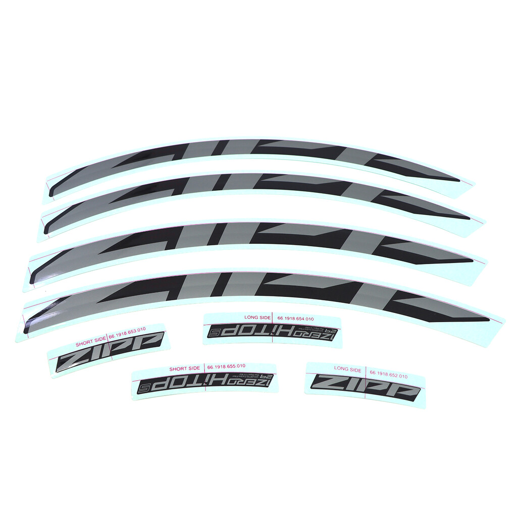 Zipp - Wheel Decal Kit 1Zero Single Rim Silver - silver