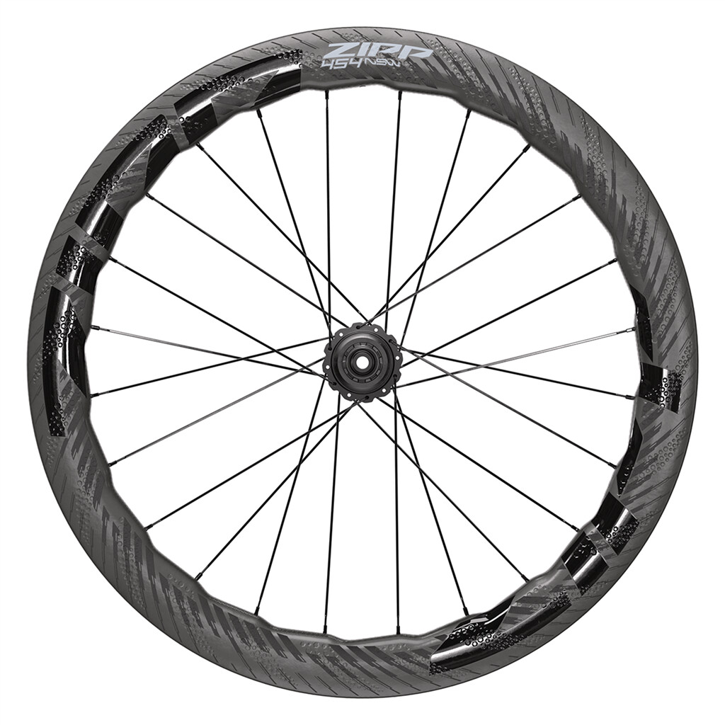 Zipp - 454 NSW Tubular Disc-Brake Rear Wheel - black carbon - 700C/'12X142 XDR