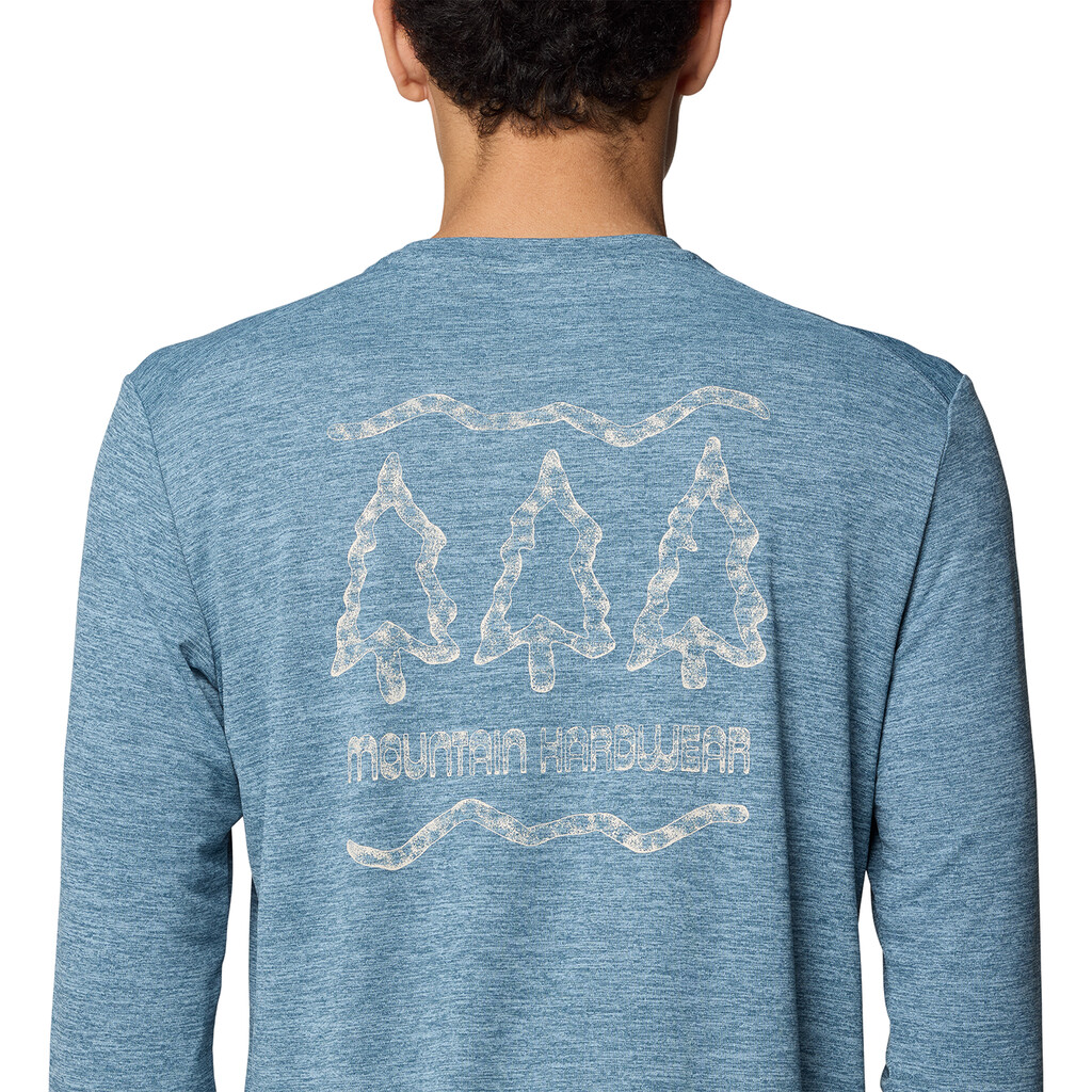 Mountain Hardwear - M Sunblocker™ Long Sleeve - adriatic blue heather 444