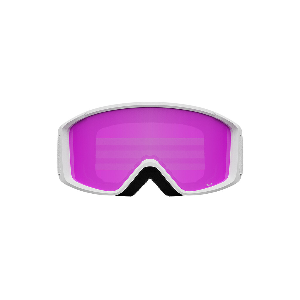 Giro Eyewear - Index 2.0 Flash Goggle - white wordmark amber pink S2 - one size