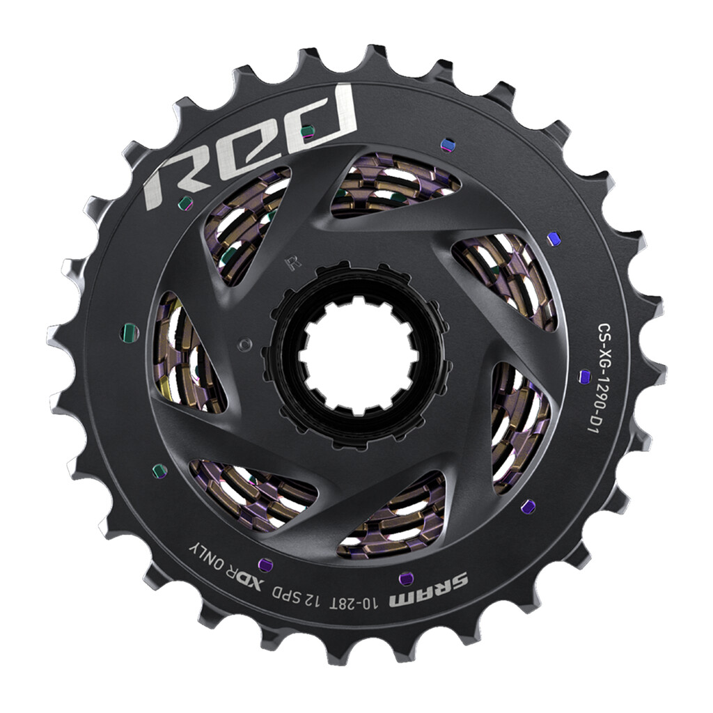 Sram - Cassette XG-1290 Red eTap AXS 12SP - rainbow