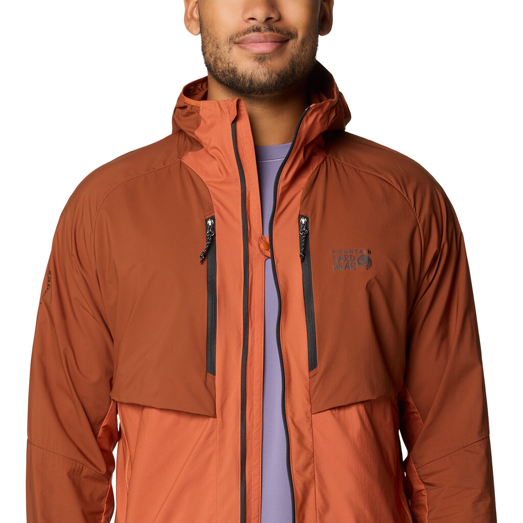 Mountain Hardwear - M Kor AirShell™ Hybrid Hooded Jacket - iron oxide, raw carnelian 218