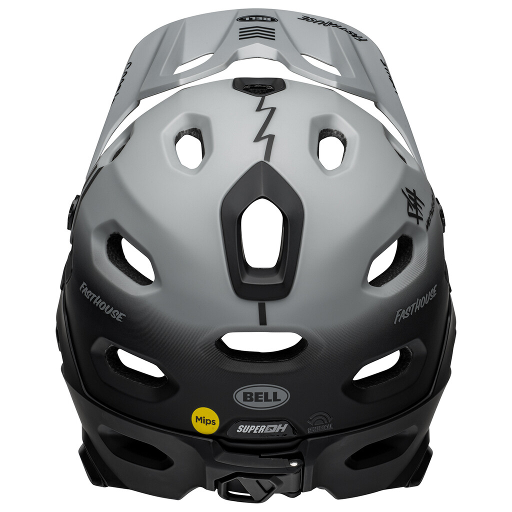 Bell - Super DH Spherical MIPS Helmet - matte gray/black fasthouse