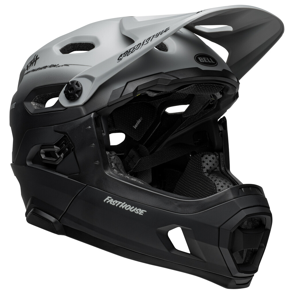 Bell - Super DH Spherical MIPS Helmet - matte gray/black fasthouse