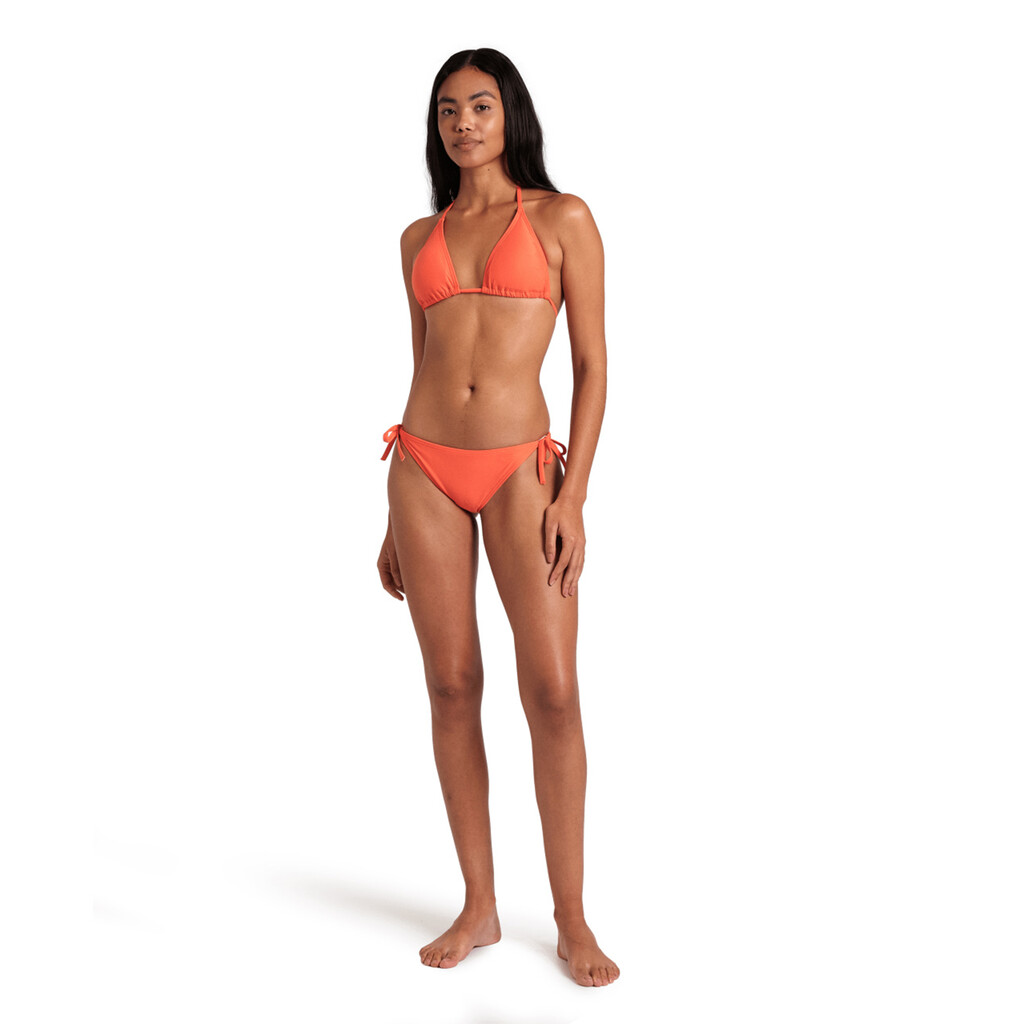 Arena - W Arena Team Stripe String Bikini Triangle - calypso coral