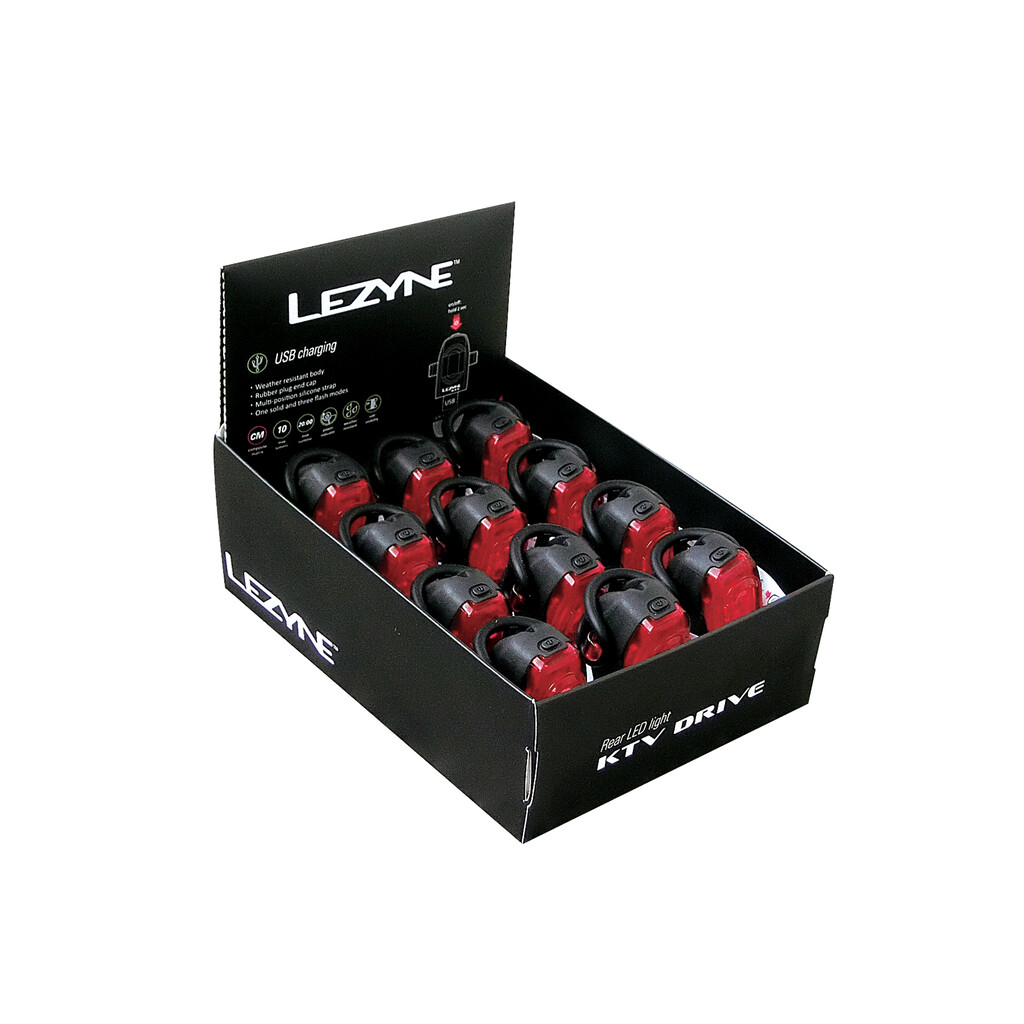 Lezyne - Ktv Drive+ Rear Box Set - black