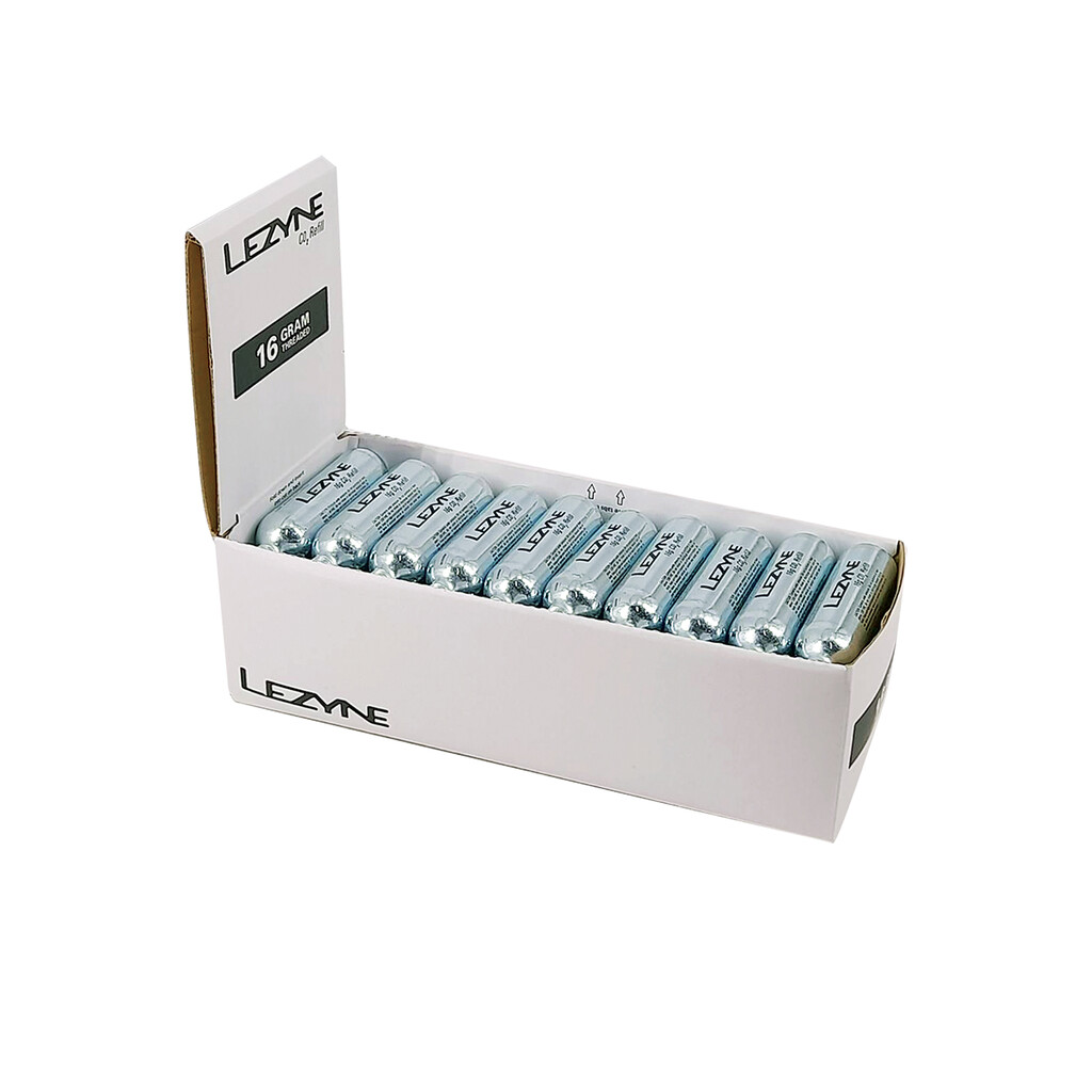 Lezyne - 16G CO2 Countertop Box - silver