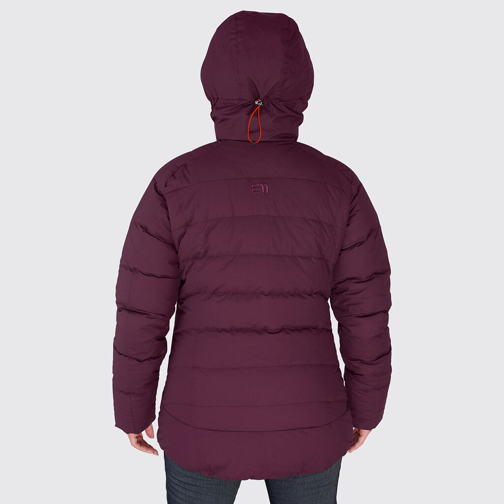 Elevenate - W Combin Down Jacket - aubergine