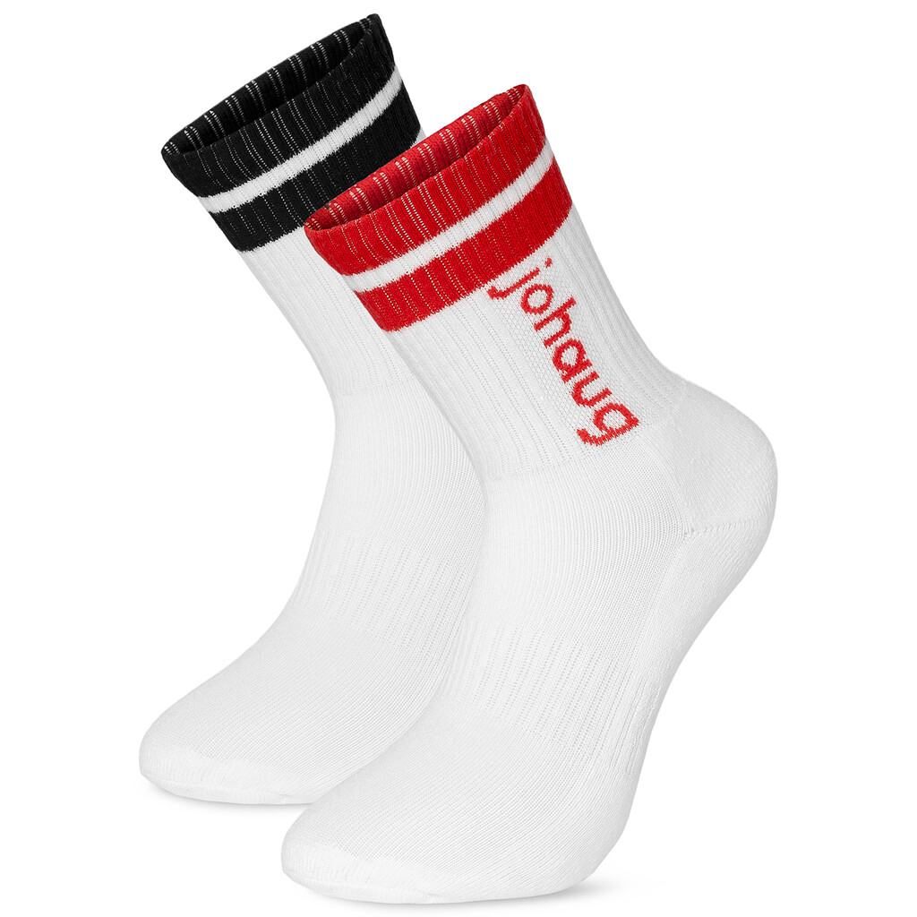 Johaug - Retro Sports Socks 2-Pack - tomato