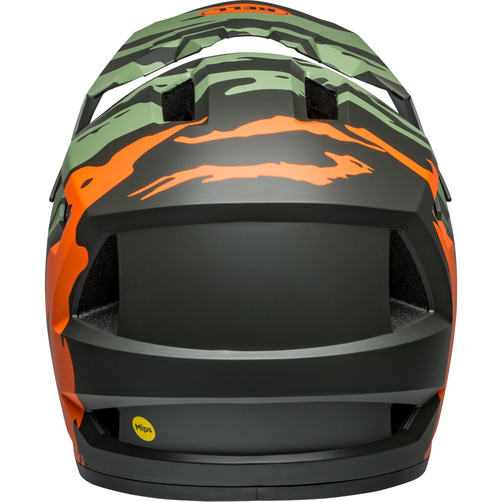 Bell - Sanction II DLX MIPS Helmet - matte dark green/orange