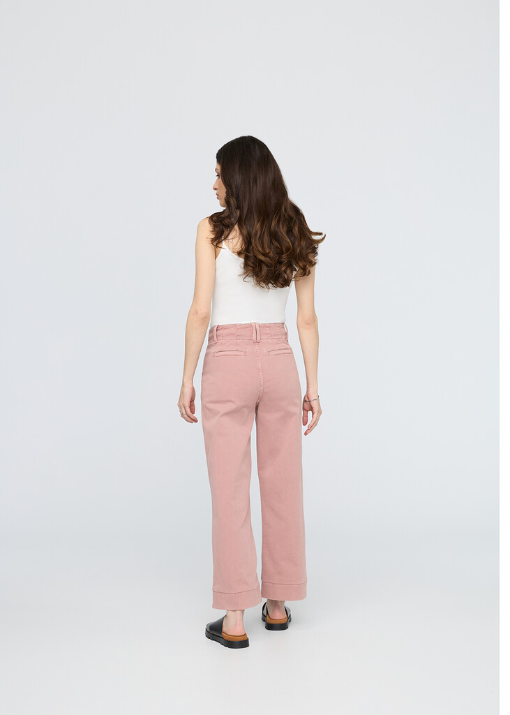 DU/ER - W LuxTwill High Rise Trouser - soft rose