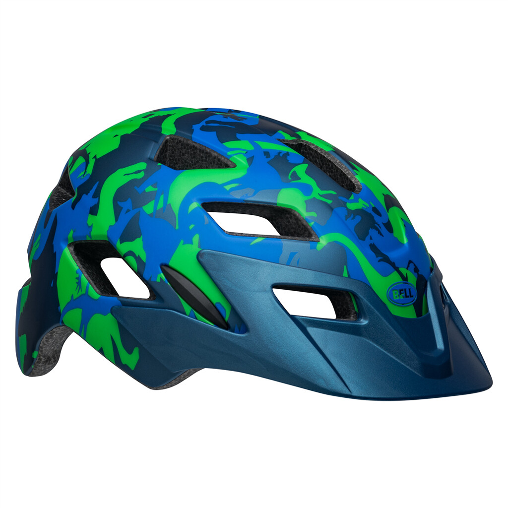 Bell - Sidetrack Youth MIPS Helmet - matte blue camosaurus