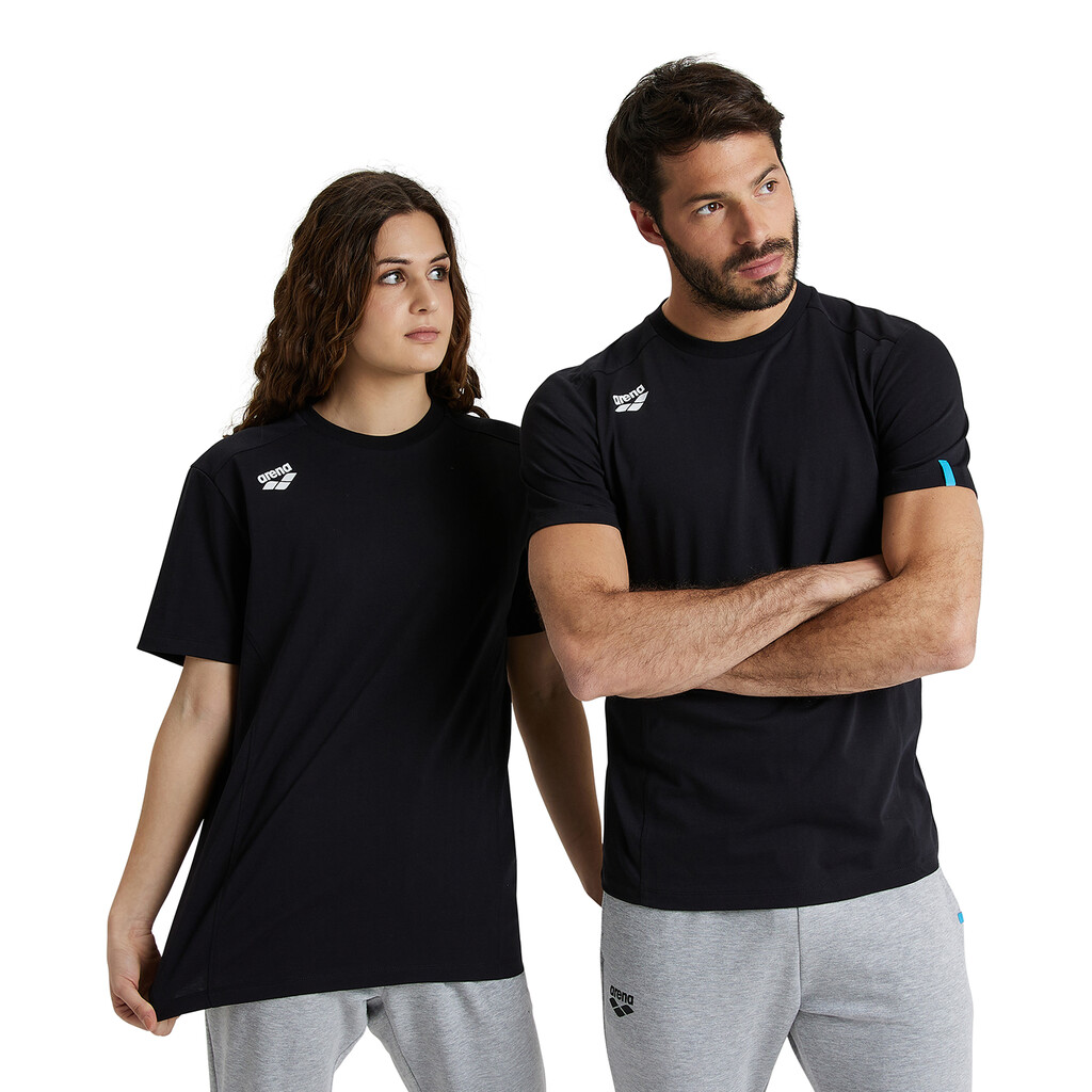 Arena - Unisex Team T-Shirt Panel - black