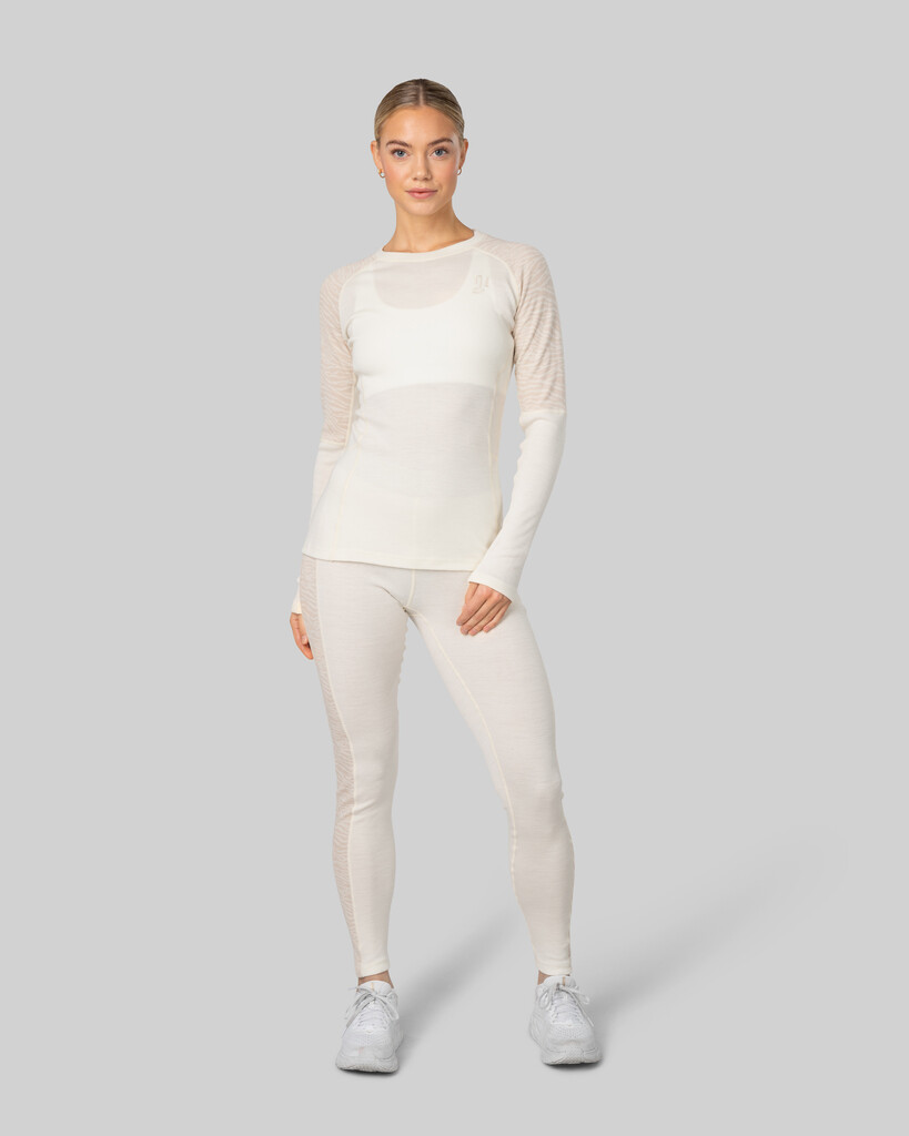 Johaug - Elevate Wool Long Sleeve - tofu white