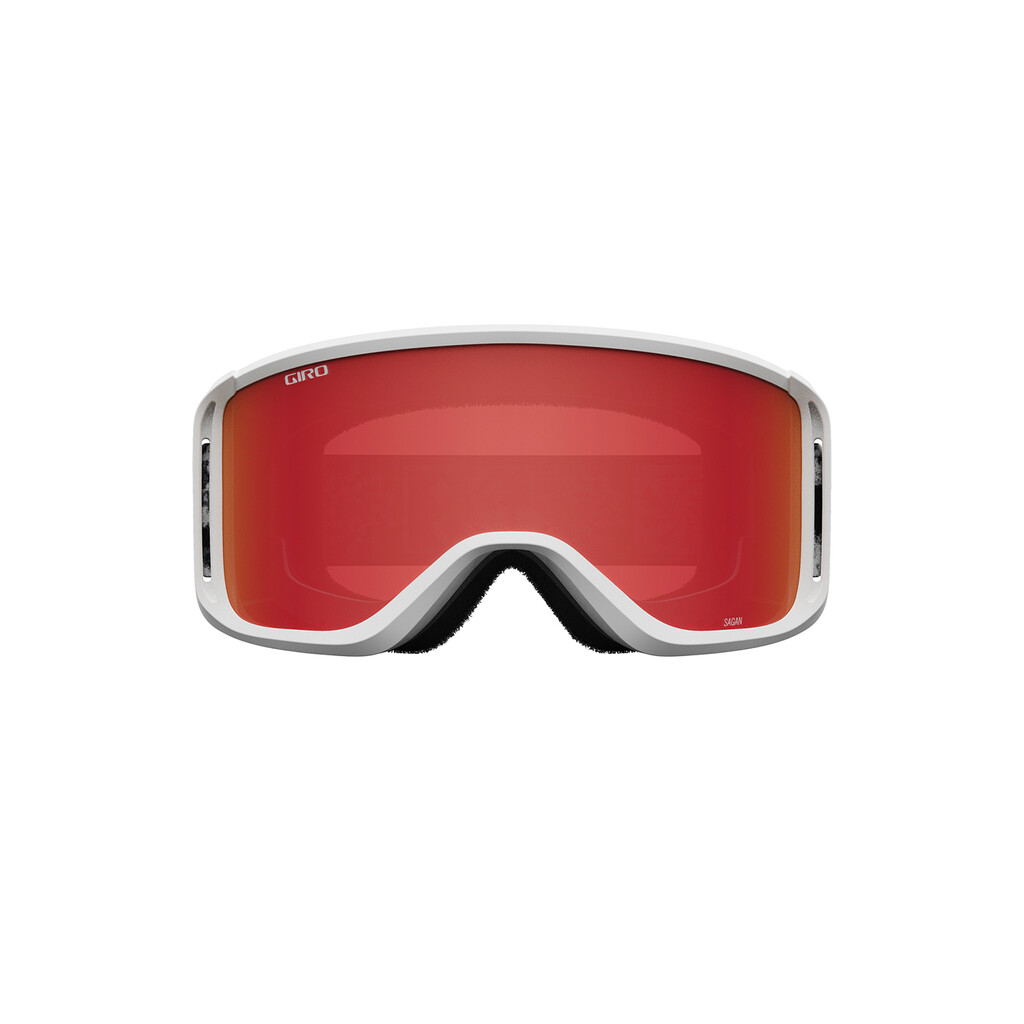 Giro Eyewear - Sagen Goggle - white/dark matter;amber scarlet S2;+S0