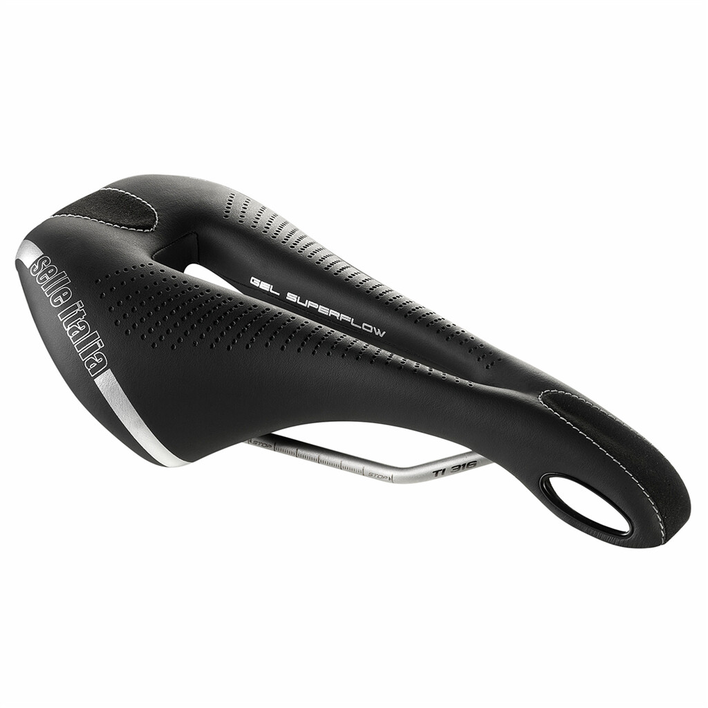 Selle Italia - Max Flite Gel TI 316 Superflow - black