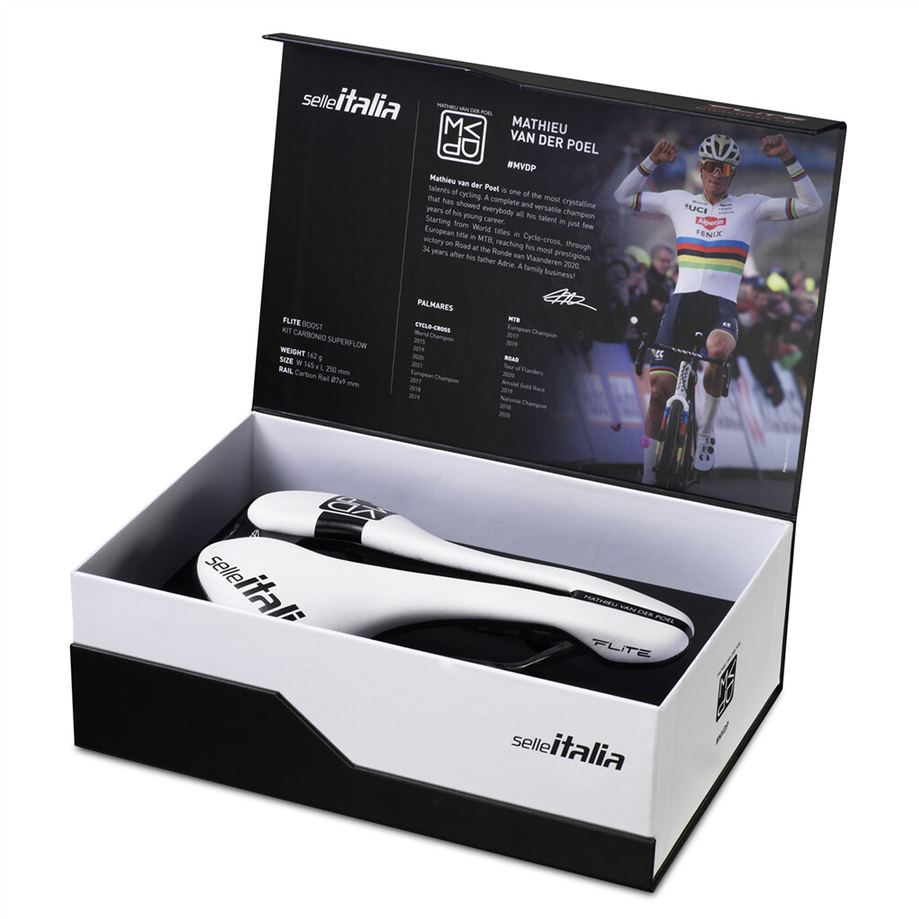 Selle Italia - Flite Boost Kit Carbon MVDP Superflow - white