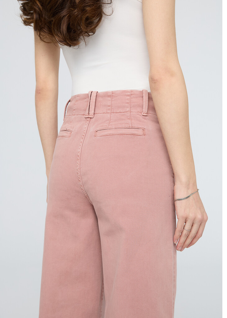 DU/ER - W LuxTwill High Rise Trouser - soft rose