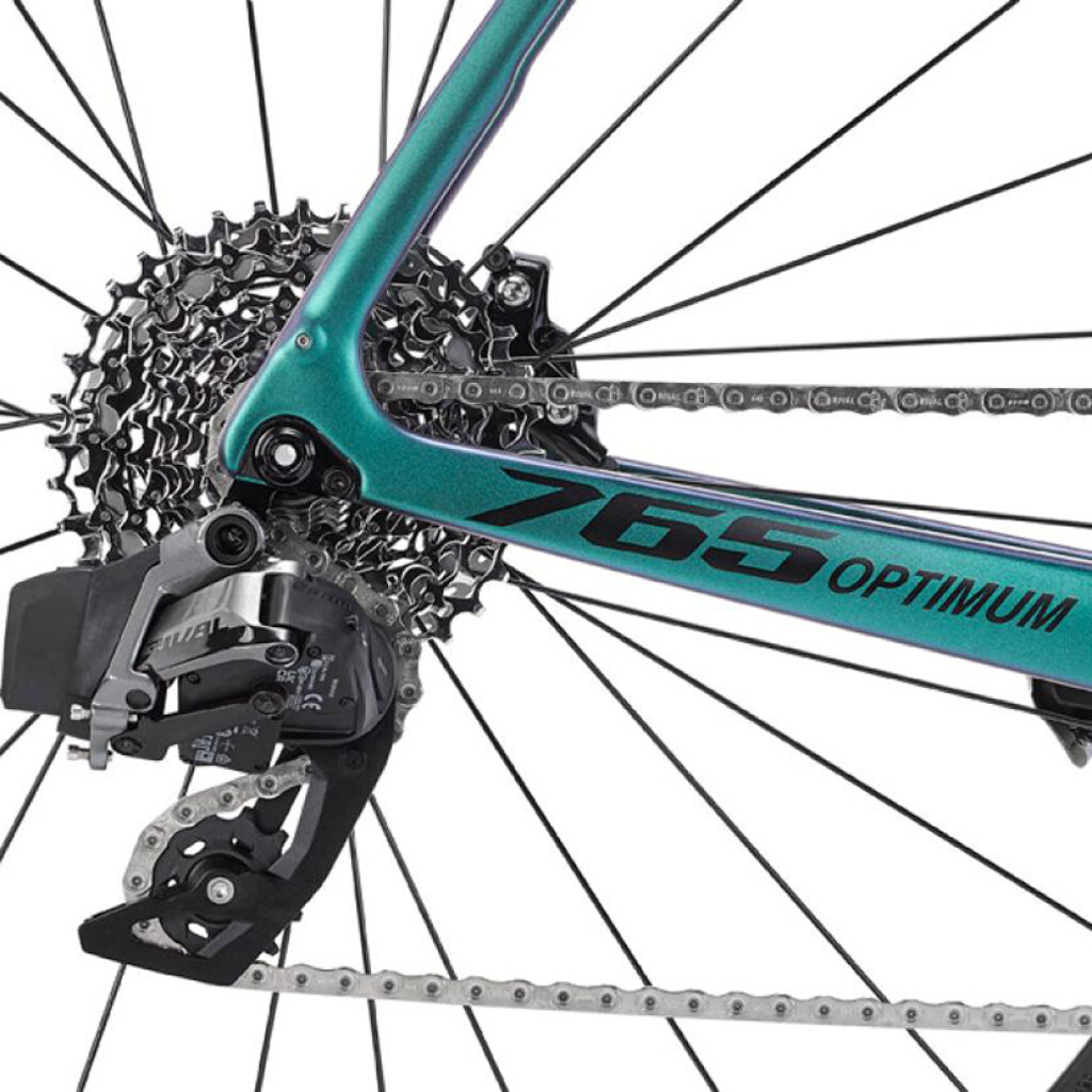 Look - Bike 765 Optimum 2 Disc Brakes RIVAL ETAP 2X12 - chameleon green blue