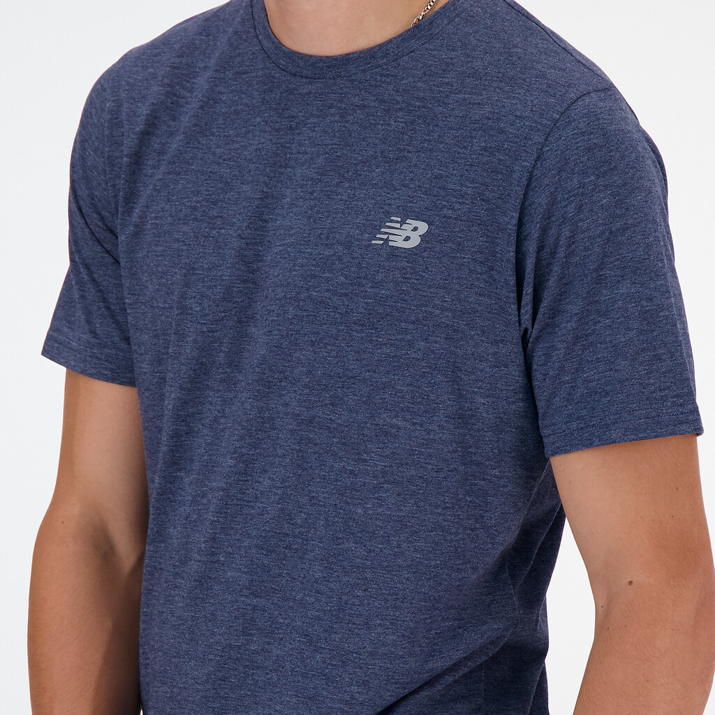 New Balance - Sport Essentials Heathertech T-Shirt - nb navy heather