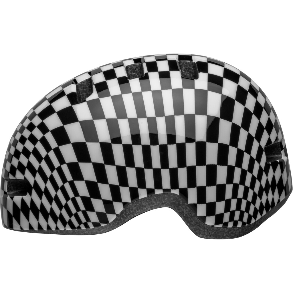 Bell - Lil Ripper Helmet - gloss black/white checkers