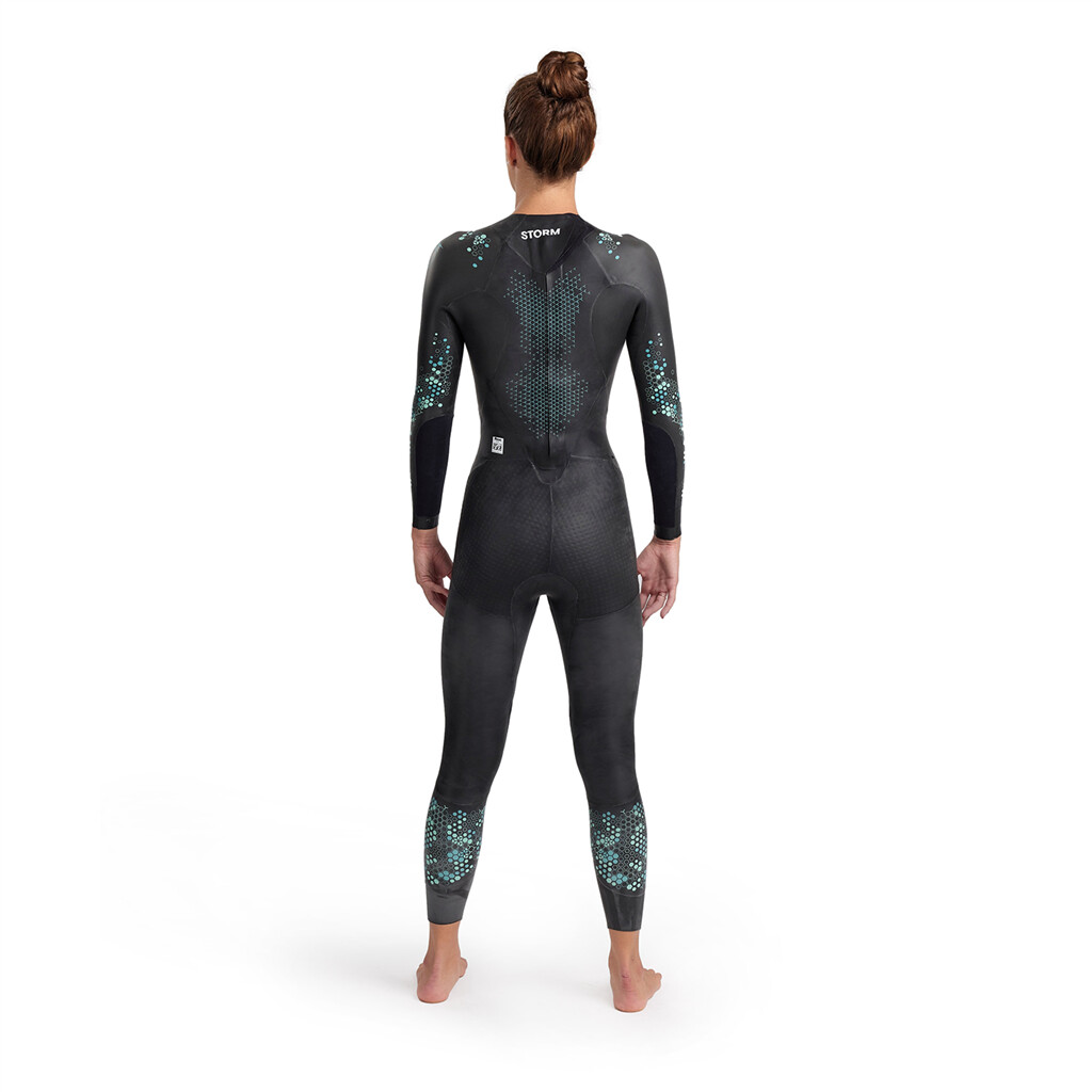 Arena - W Storm Wetsuit - coral blue black