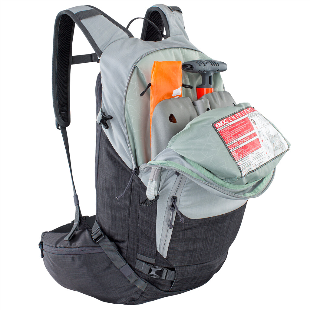 Evoc - Line 30L Backpack - silver/heather carbon grey