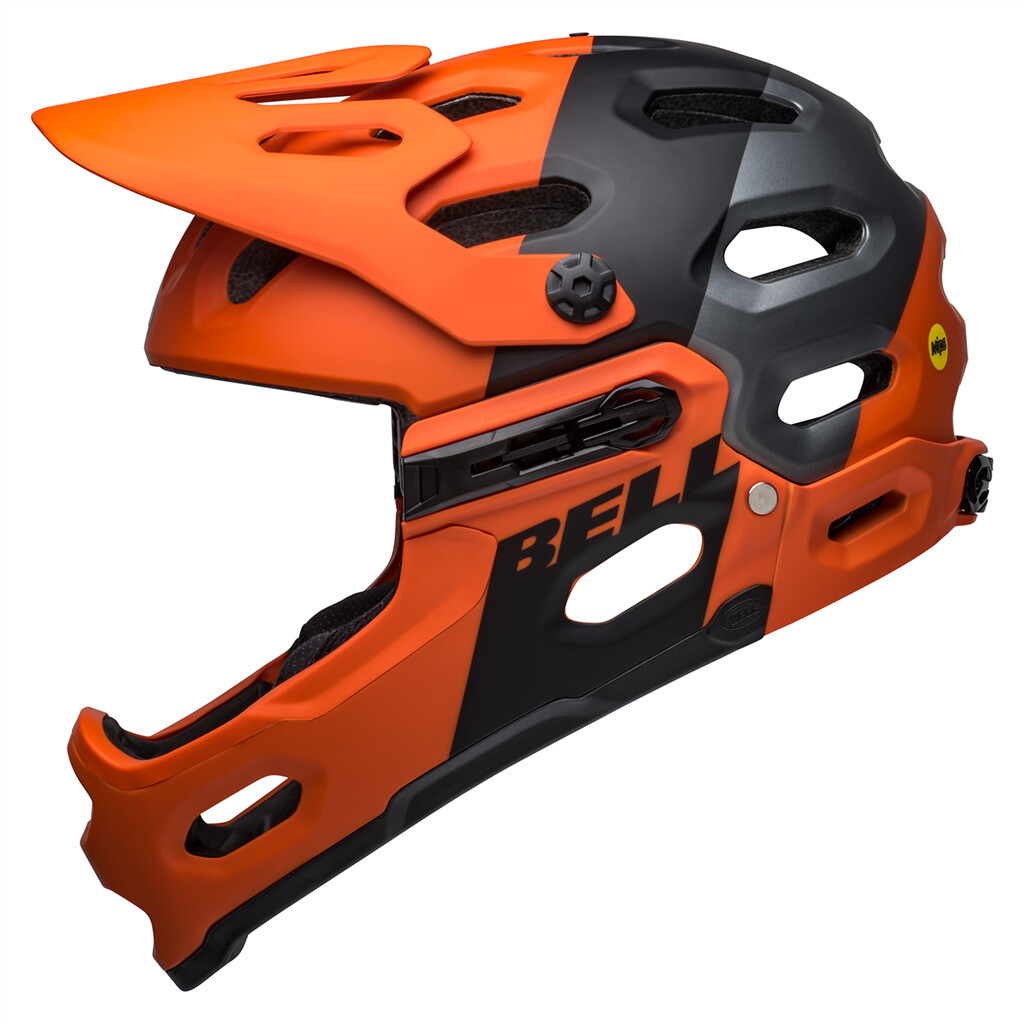 Bell - Super 3R MIPS Helmet - matte orange/black